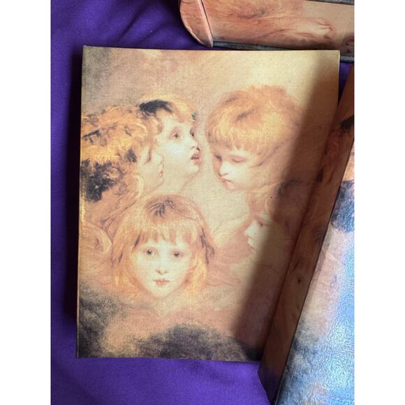 Vintage Cherubs Photo Album – Holds 128 4x6 Photos– Angel Design–Used Condition - Picture 7 of 14